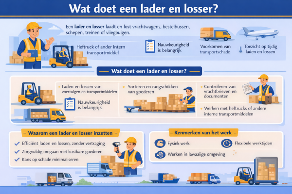Wat doet een lader en losser